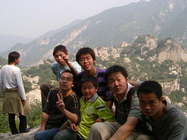 半山腰上的留念