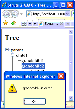 圖3 Tree.jsp頁面輸出